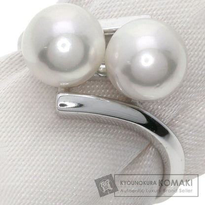 MIKIMOTO Pearl Pearl Ring K14 White Gold Ladies [Used]