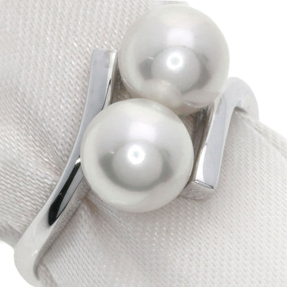 MIKIMOTO Pearl Pearl Ring K14 White Gold Ladies [Used]