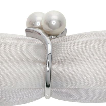 MIKIMOTO Pearl Pearl Ring K14 White Gold Ladies [Used]
