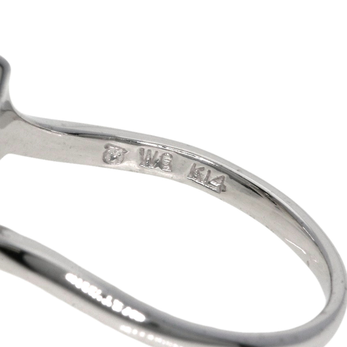 MIKIMOTO Pearl Pearl Ring K14 White Gold Ladies [Used]