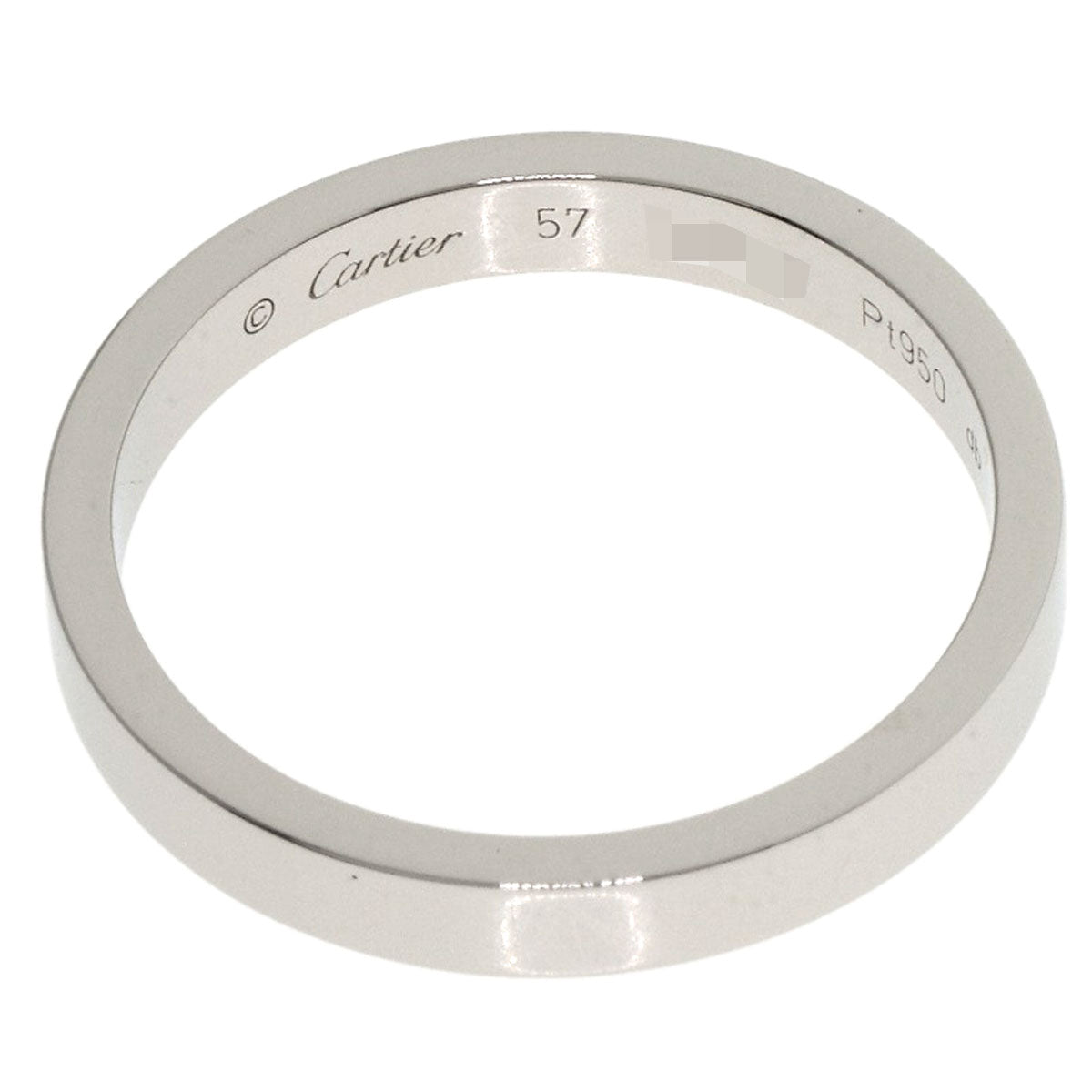 CARTIER C de Cartier #57 Ring Platinum PT950 Ladies [Used]