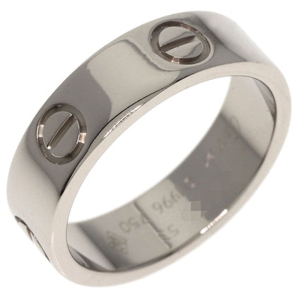 CARTIER love ring #53 Ring K18 White Gold Ladies [Used]