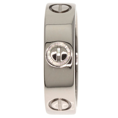 CARTIER love ring #53 Ring K18 White Gold Ladies [Used]