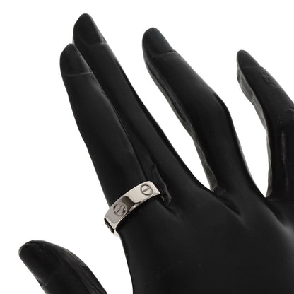 CARTIER love ring #53 Ring K18 White Gold Ladies [Used]