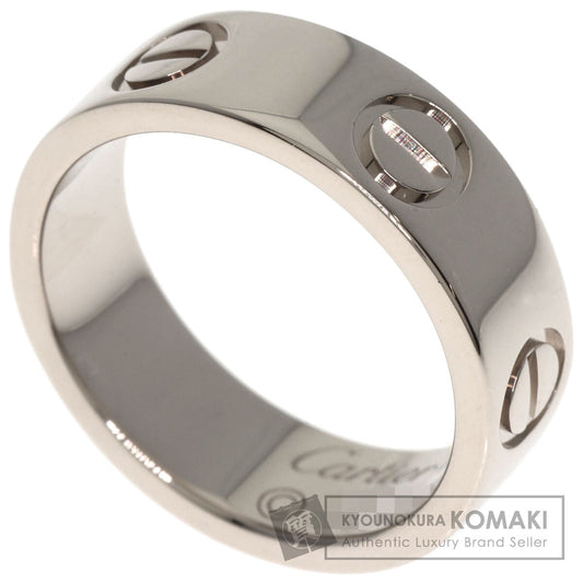 CARTIER love ring #47 Ring K18 White Gold Ladies [Used]