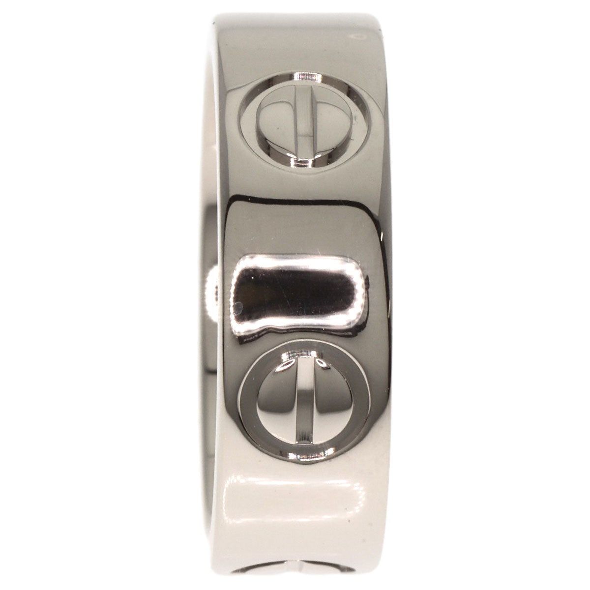 CARTIER love ring #47 Ring K18 White Gold Ladies [Used]