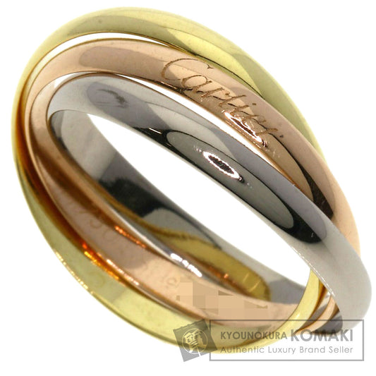 CARTIER   Trinity SM #58 current model Ring  K18 Yellow Gold 18K Pink GoldLadies [Used]