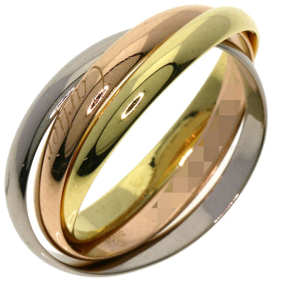 CARTIER   Trinity SM #58 current model Ring  K18 Yellow Gold 18K Pink GoldLadies [Used]
