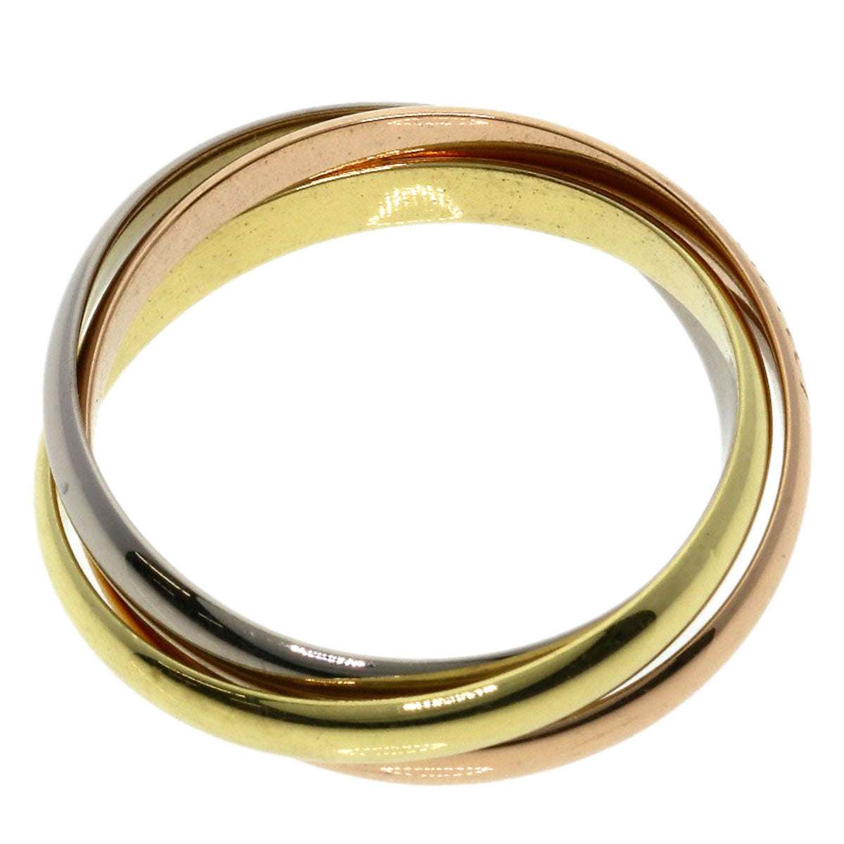 CARTIER   Trinity SM #58 current model Ring  K18 Yellow Gold 18K Pink GoldLadies [Used]