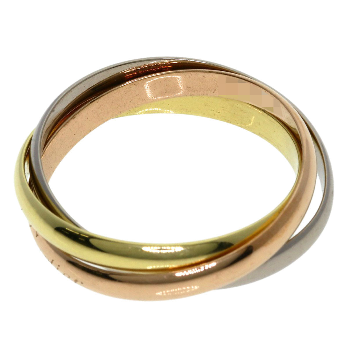CARTIER   Trinity SM #58 current model Ring  K18 Yellow Gold 18K Pink GoldLadies [Used]