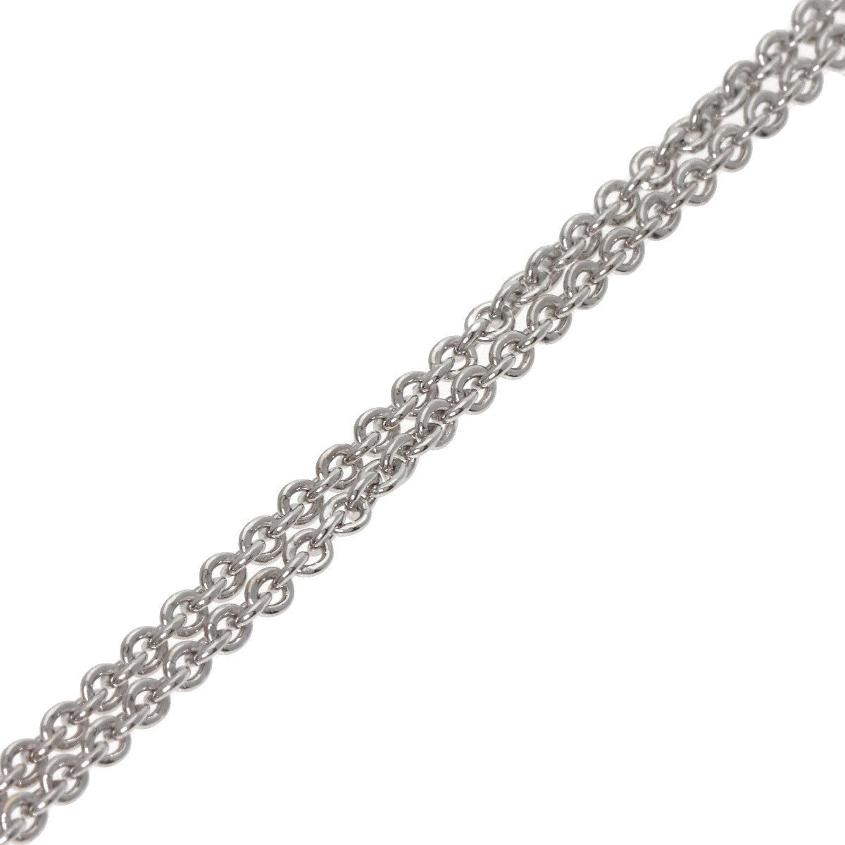 BVLGARI   Chain 15.7" Necklace  K18 White Gold Ladies [Used]