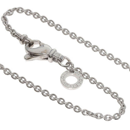 BVLGARI   Chain 15.7" Necklace  K18 White Gold Ladies [Used]