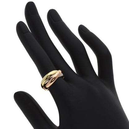 CARTIER   Trinity Ring #50 Current Ring  K18 Yellow Gold 18K Pink GoldLadies [Used]
