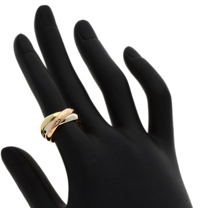 CARTIER Trinity MM #49 Ring K18 Yellow Gold 18K Pink GoldLadies [Used]