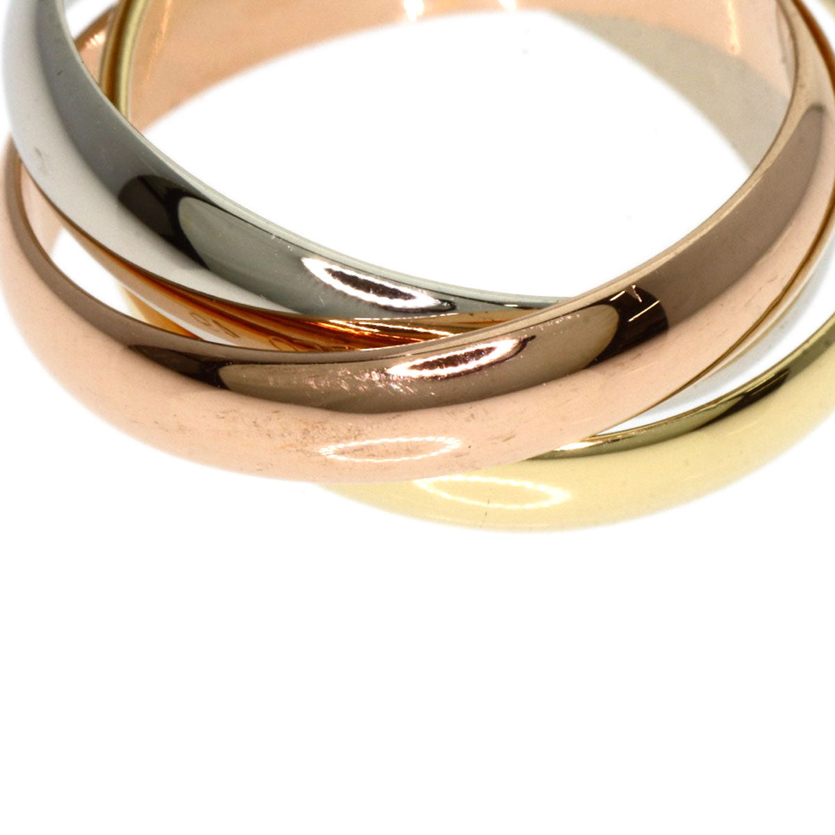 CARTIER Trinity MM #49 Ring K18 Yellow Gold 18K Pink GoldLadies [Used]