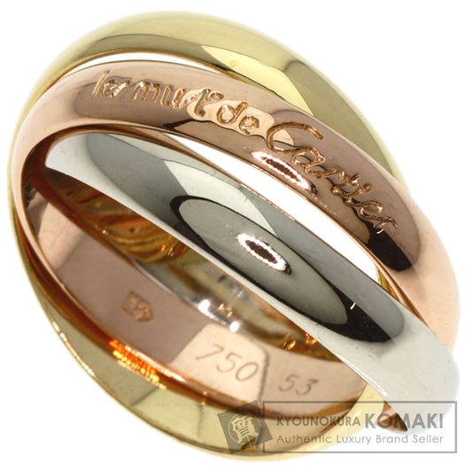 CARTIER   Trinity #53 Ring  K18 Yellow Gold 18K Pink GoldLadies [Used]