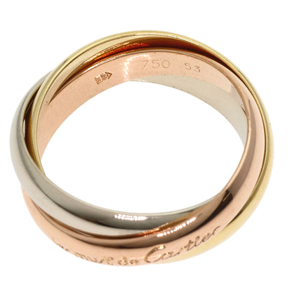 CARTIER   Trinity #53 Ring  K18 Yellow Gold 18K Pink GoldLadies [Used]