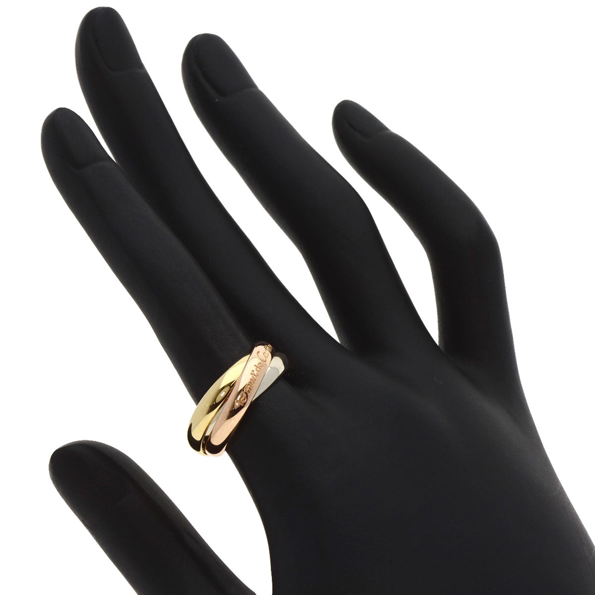 CARTIER   Trinity #53 Ring  K18 Yellow Gold 18K Pink GoldLadies [Used]