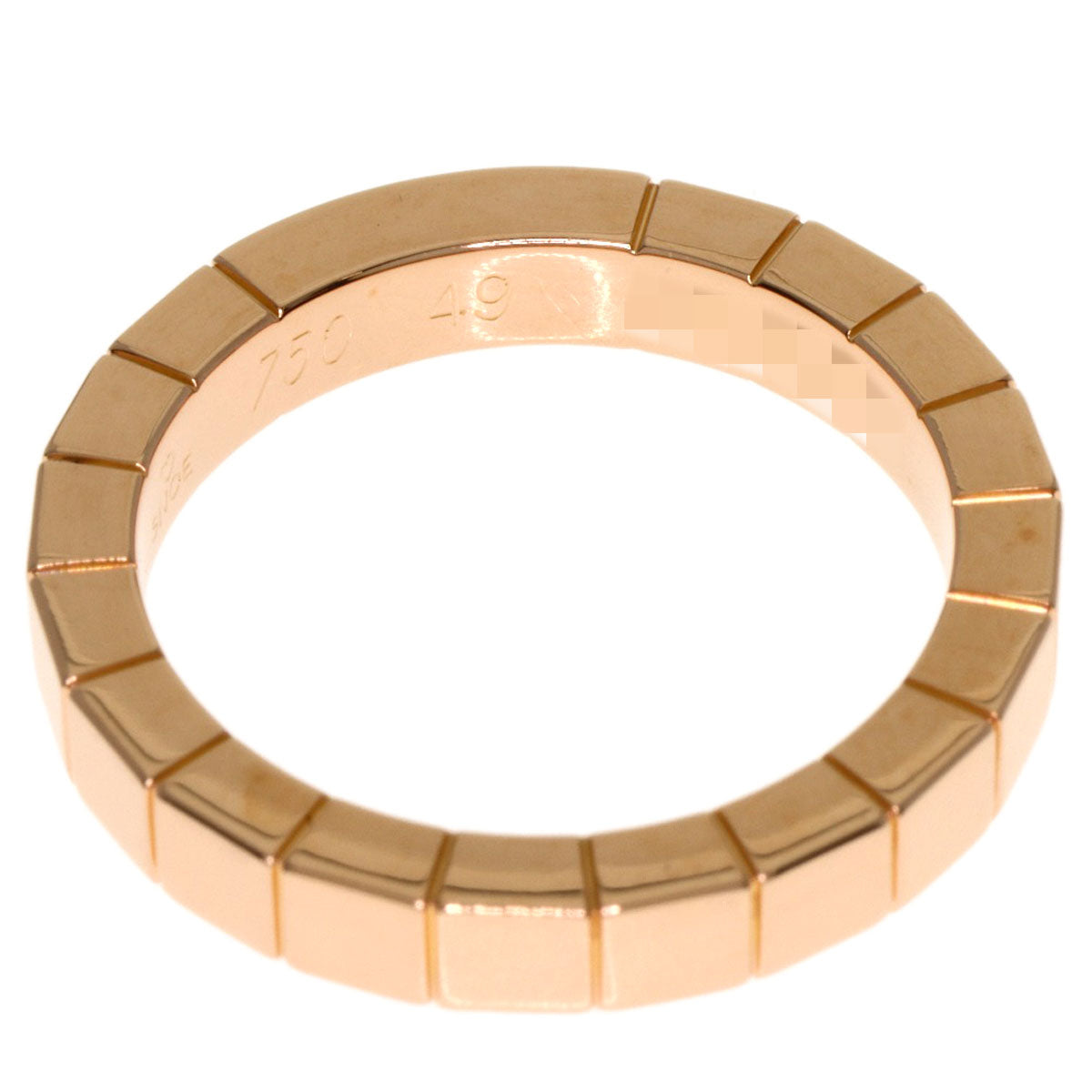 CARTIER Laniere # 49 Ring K18 Pink Gold Ladies [Used]