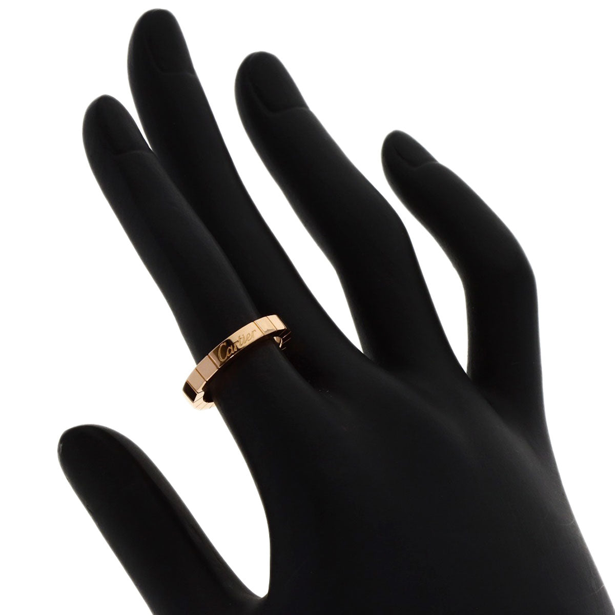 CARTIER Laniere # 49 Ring K18 Pink Gold Ladies [Used]
