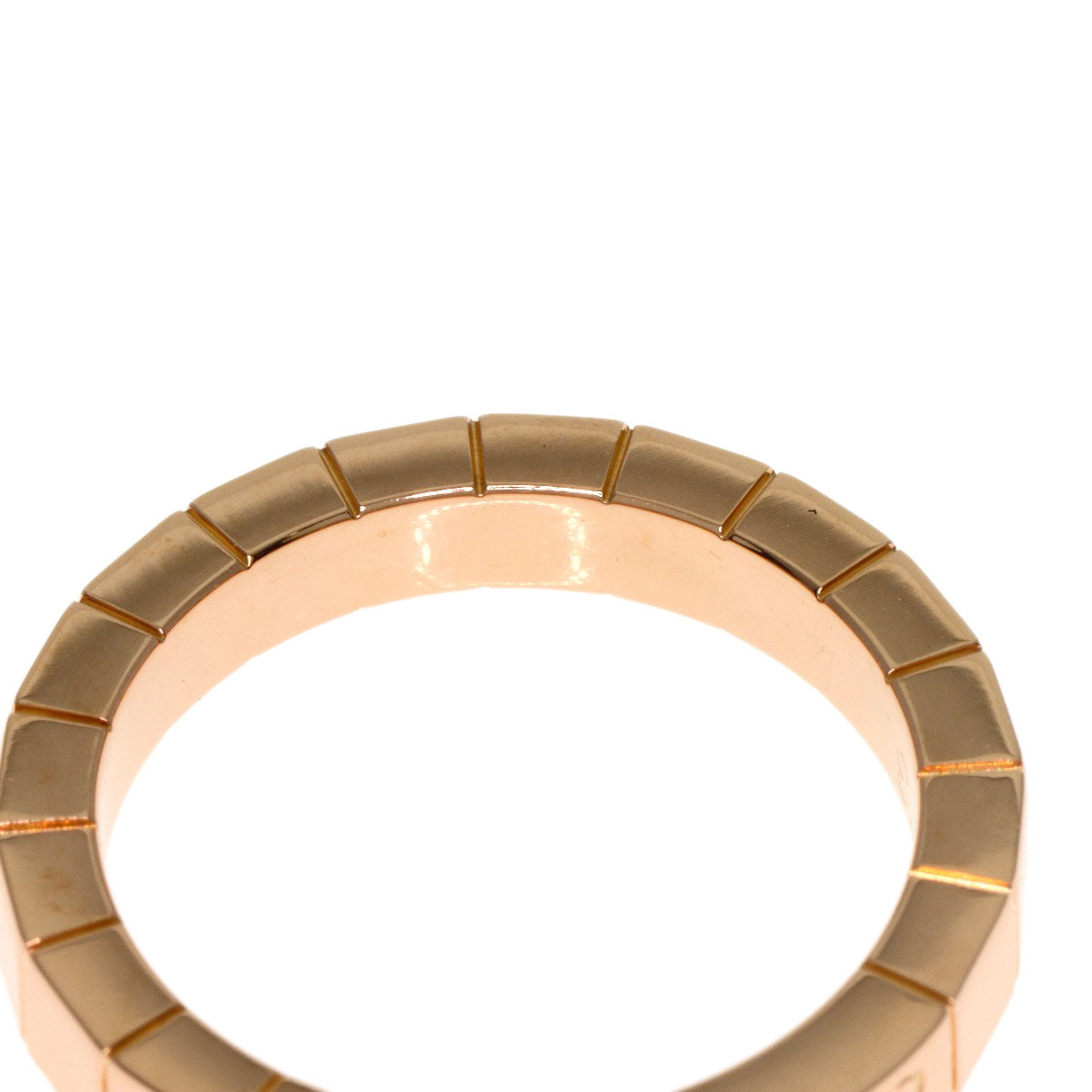 CARTIER Laniere # 49 Ring K18 Pink Gold Ladies [Used]