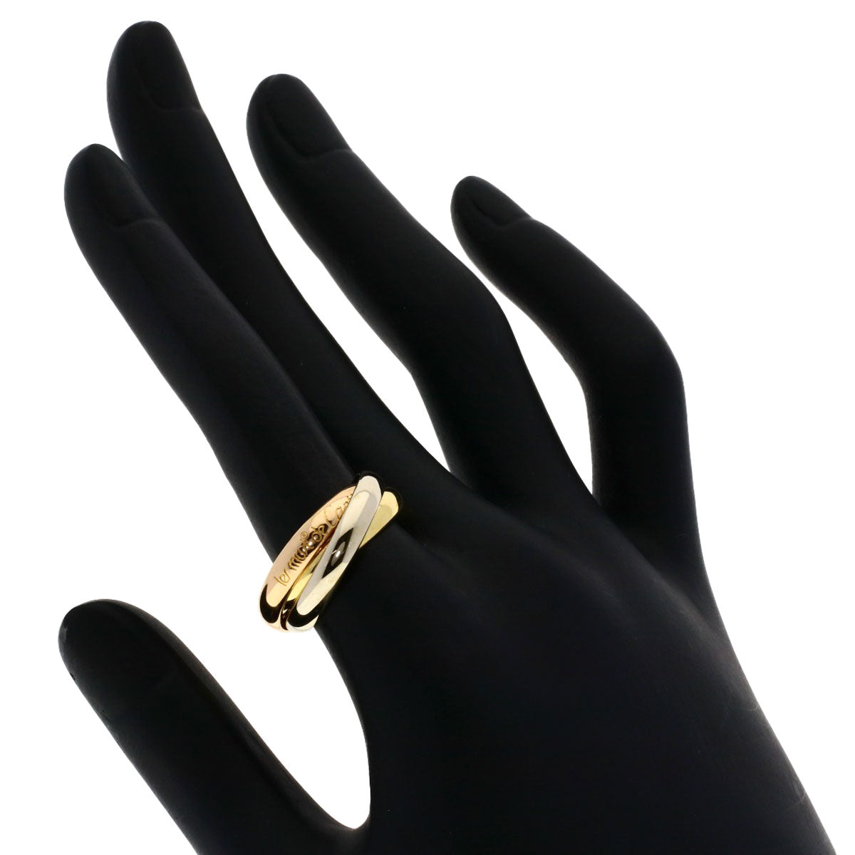 CARTIER Trinity #54 Ring K18 Yellow Gold K18 White GoldLadies [Used]