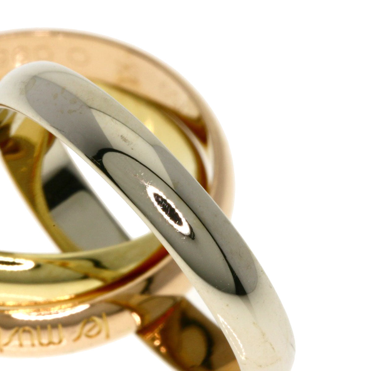 CARTIER Trinity #54 Ring K18 Yellow Gold K18 White GoldLadies [Used]