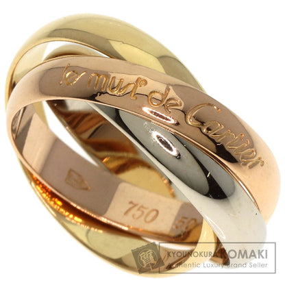 CARTIER Trinity #50 Ring K18 Yellow Gold K18 White GoldLadies [Used]