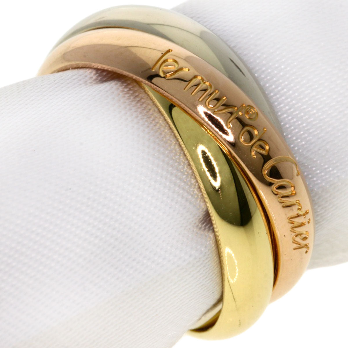 CARTIER   Trinity #51 Ring  K18 Yellow Gold 18K Pink GoldLadies [Used]
