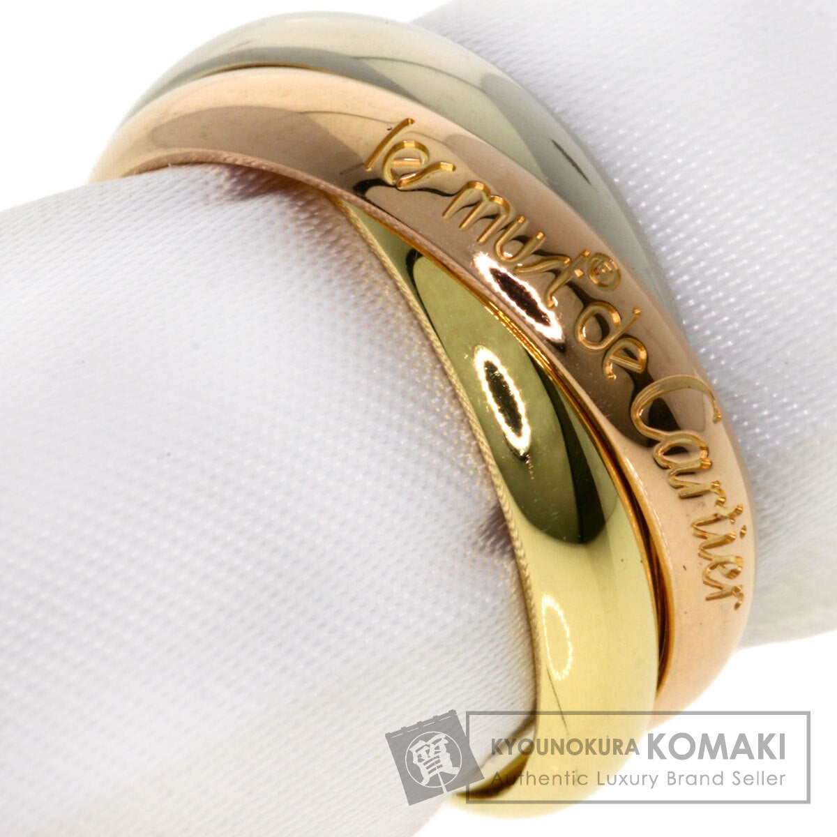 CARTIER   Trinity #51 Ring  K18 Yellow Gold 18K Pink GoldLadies [Used]