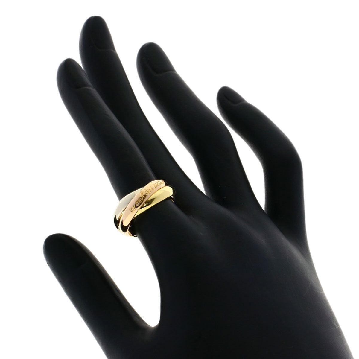 CARTIER   Trinity #51 Ring  K18 Yellow Gold 18K Pink GoldLadies [Used]