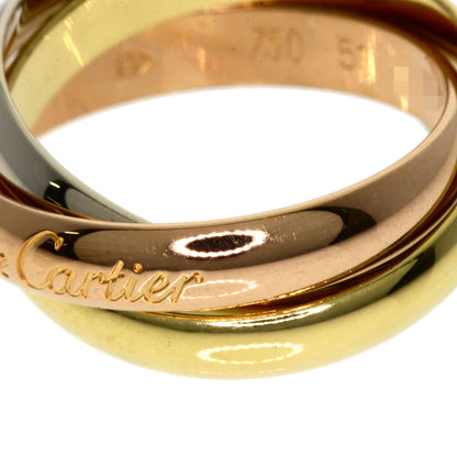CARTIER   Trinity #51 Ring  K18 Yellow Gold 18K Pink GoldLadies [Used]