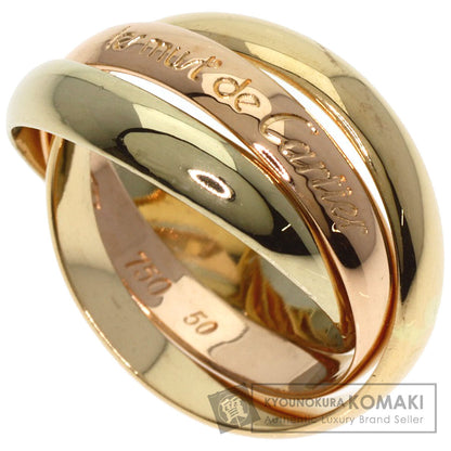 CARTIER Trinity #50 Ring K18 Yellow Gold 18K Pink GoldLadies [Used]