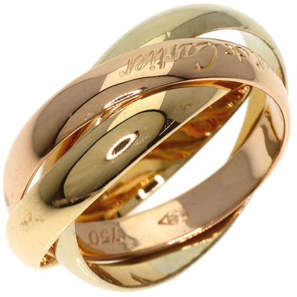 CARTIER Trinity #50 Ring K18 Yellow Gold 18K Pink GoldLadies [Used]