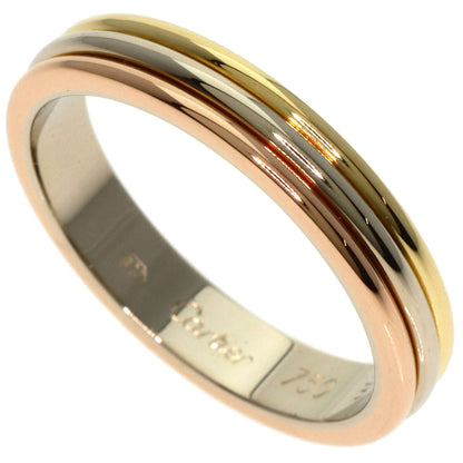 CARTIER Three colors # 58 Ring K18 Yellow Gold K18 White Goldunisex [Used]