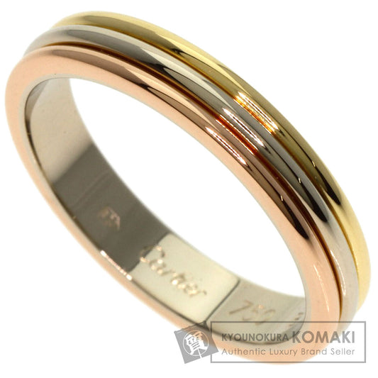 CARTIER Three colors # 58 Ring K18 Yellow Gold K18 White Goldunisex [Used]