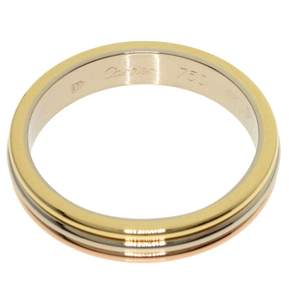 CARTIER Three colors # 58 Ring K18 Yellow Gold K18 White Goldunisex [Used]
