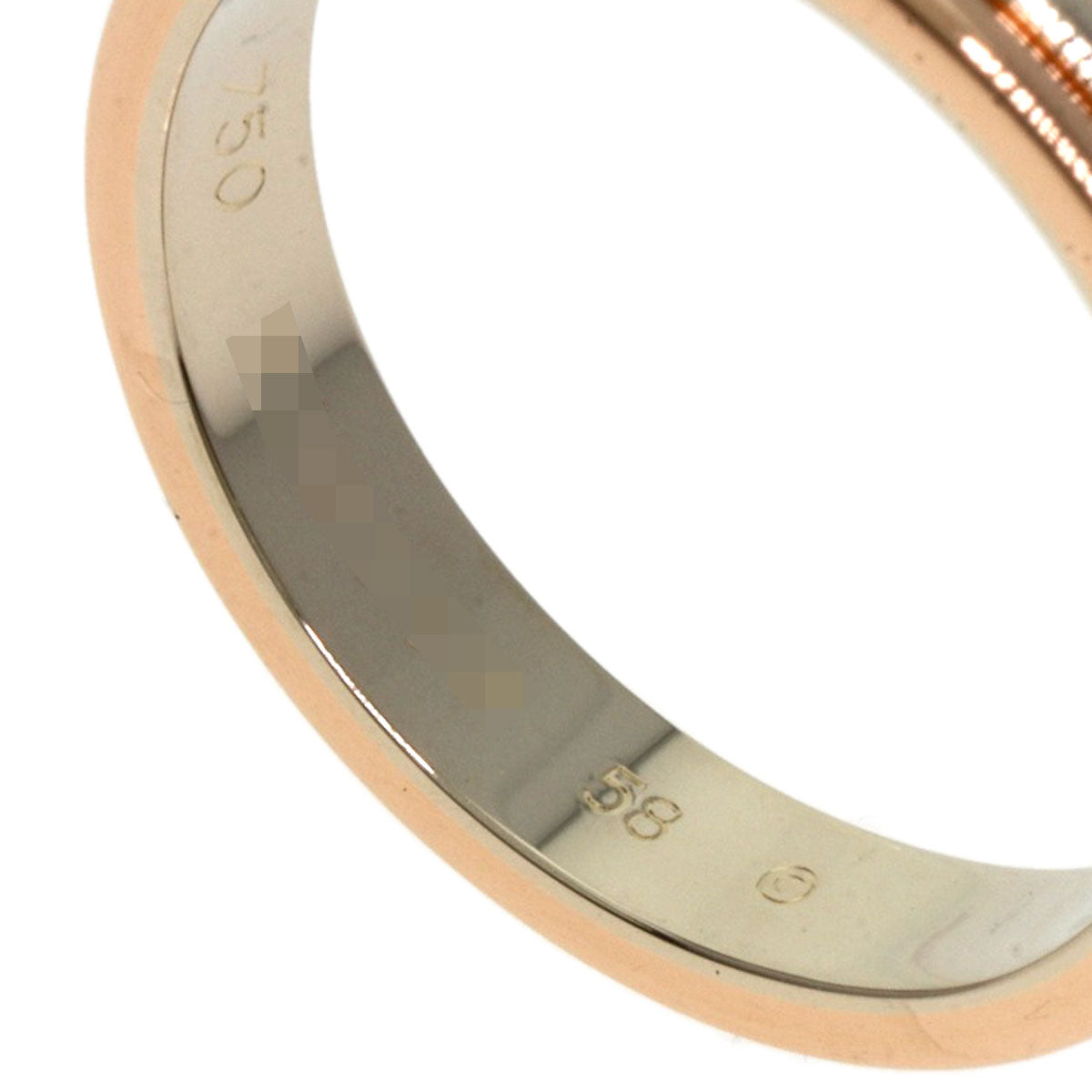 CARTIER Three colors # 58 Ring K18 Yellow Gold K18 White Goldunisex [Used]