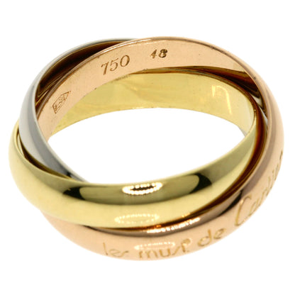 CARTIER Trinity #48 Ring K18 Yellow Gold K18 White GoldLadies [Used]