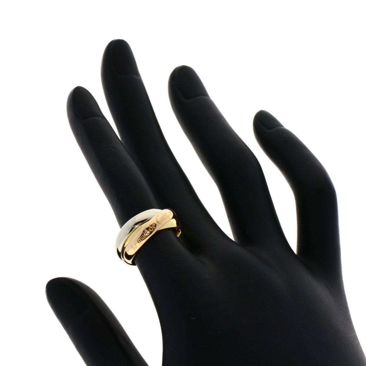 CARTIER Trinity #48 Ring K18 Yellow Gold K18 White GoldLadies [Used]