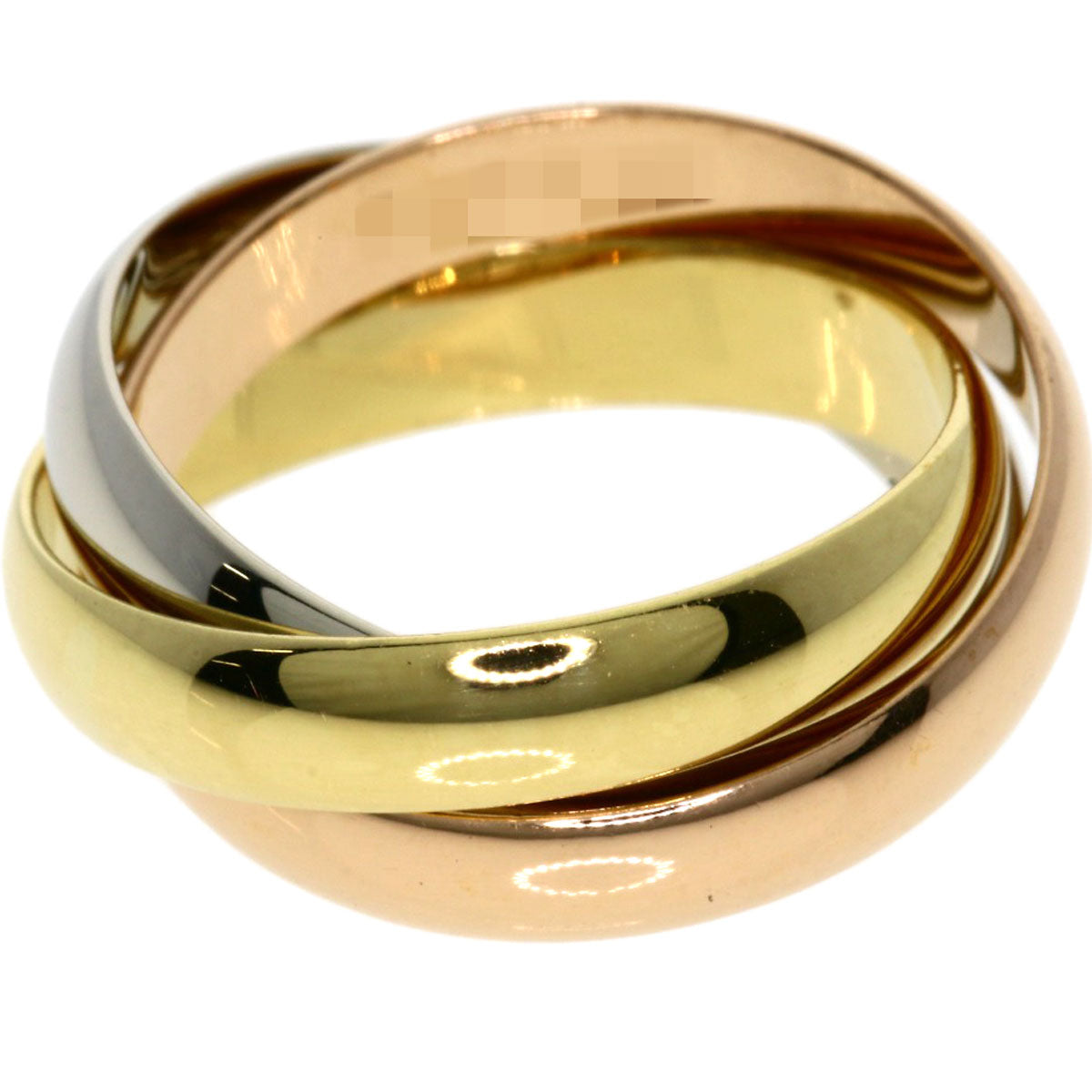 CARTIER Trinity #48 Ring K18 Yellow Gold K18 White GoldLadies [Used]