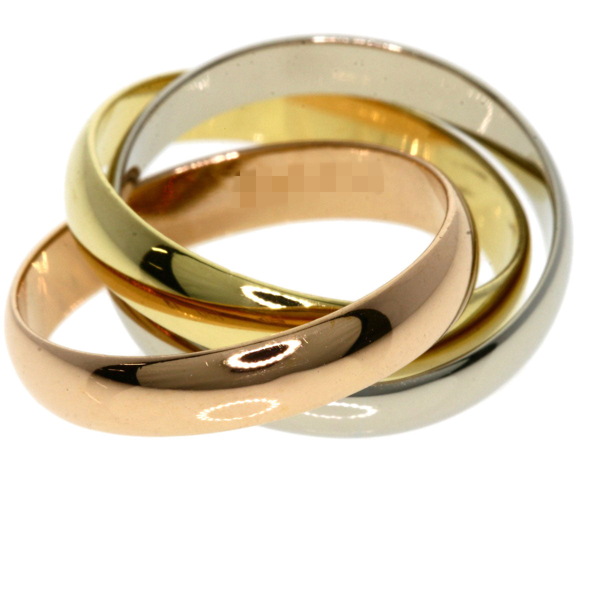CARTIER Trinity #48 Ring K18 Yellow Gold K18 White GoldLadies [Used]