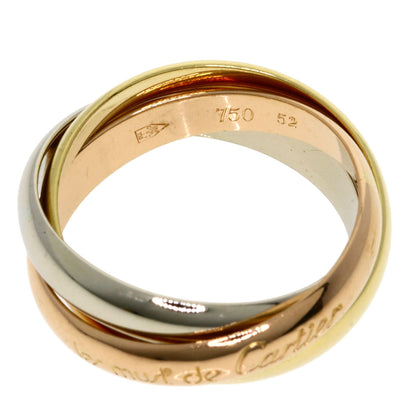 CARTIER   Trinity #52 Ring  K18 Yellow Gold K18 White GoldLadies [Used]