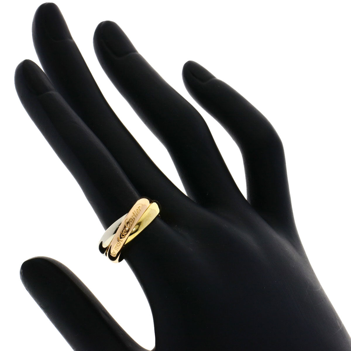 CARTIER   Trinity #52 Ring  K18 Yellow Gold K18 White GoldLadies [Used]