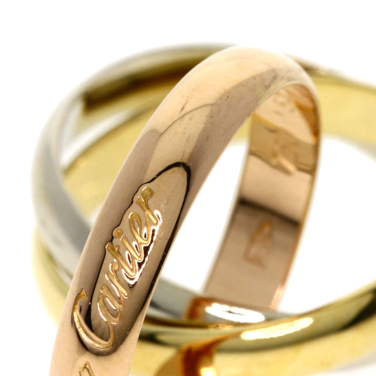 CARTIER   Trinity #52 Ring  K18 Yellow Gold K18 White GoldLadies [Used]