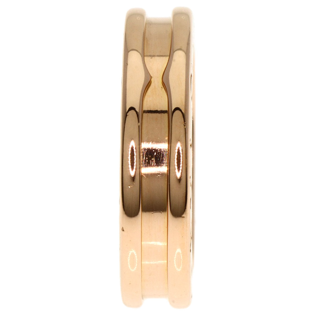 BVLGARI B.zero1 1 Band #47 Ring K18 Pink Gold Ladies [Used]