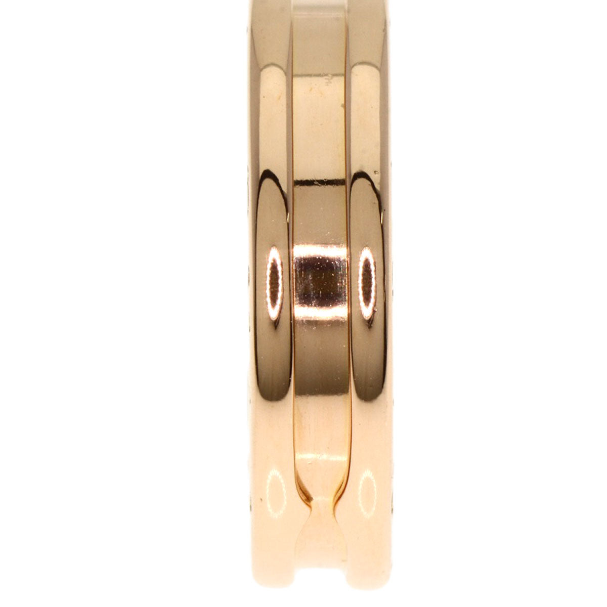 BVLGARI B.zero1 1 Band #47 Ring K18 Pink Gold Ladies [Used]