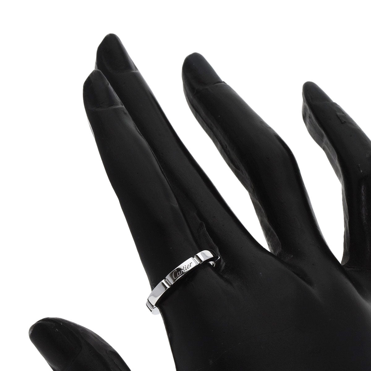 CARTIER Mayon PANTHERE #53 Ring K18 White Gold Ladies [Used]