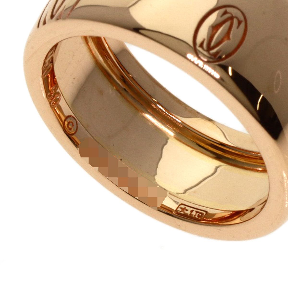 CARTIER   Happy Birthday LM #50 Ring  K18 Pink Gold Ladies [Used]