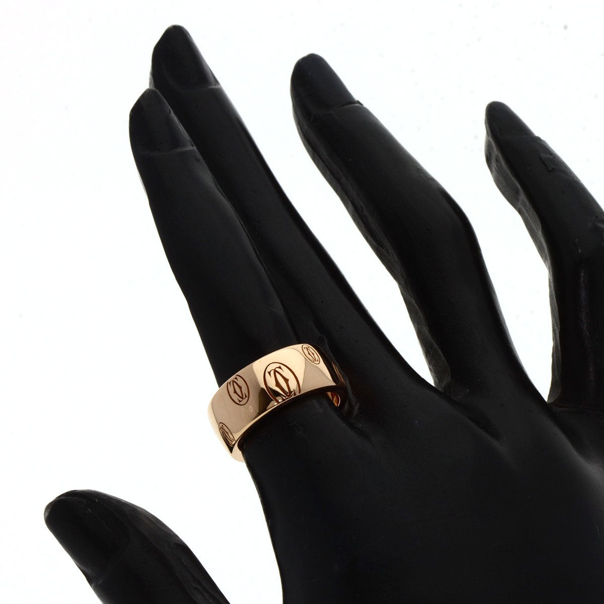 CARTIER   Happy Birthday LM #50 Ring  K18 Pink Gold Ladies [Used]